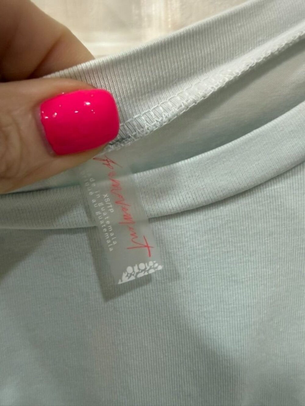 Free People EUC Hot Shot Recovery Set XS Light Blue Joggers & Long Sleeve Top - Picture 11 of 16